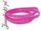 Bransoletka  silikon różowa my best friends j157