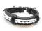 Bransoletka skórzana męska j110