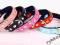 OBROŻA dla PSA KRYSZTAŁ cyrkonia SKÓRA york 30cm