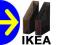 NAJTANIEJ IKEA PLUGGIS SEGREGATOR 2 SZT POJEMNIK