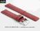 pasek do zegarka 18 mm DILOY 367.18.4 CZERWONY