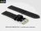 pasek do zegarka 20 mm DILOY P206.20.1    CZARNY