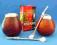 Yerba Mate zestaw - Tykwy 350 ml - bombille