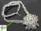 NK242 SWAROVSKI ELEMENTS NASZYJNIK ŚLUBNA ŚLUB