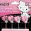 Świeczki na tort HELLO KITTY party urodzin 551735
