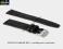 pasek do zegarka 18 mm DILOY P342.18.1  CZARNY