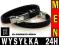 Nowoczesna Czarna Elegance 4men Bransoletka męska