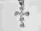 KRZYŻYK SREBRO 925 CYRKONIE!!!