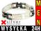 --> XSILVER Elegancka Męska bransoletka SREBRNA