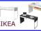 DUŻE biurko szuflada IKEA MICKE 3 kol. DO BIURA