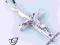 KRZYŻYK SREBRNY DIAMENTOWANY OD PRODUCENTA