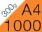 ULOTKI składane A4 1000 szt kreda mat 300g