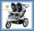 Wózek INSTEP Safari Double Jogger Duo bliźniaczy