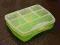 Plastikowe PUDEŁKO ZIELONE  190mm/150mm/35mm