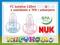 NUK FC ROSE & BLUE butelka kubek kapek 150 ml