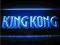 Reklama Neon KING KONGszyld prezenter BAR led