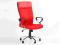 Obrotowy fotel biurowy KANSAS czerwony siatka