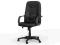 Obrotowy fotel biurowy EXPERT czarny skóra TILT