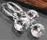 Komplet SWAROVSKI piękny krystaliczny crystal 747