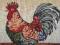 ŚLICZNY GOBELIN * KOGUT do kuchni * DO RAMY