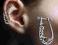 KOLCZYK DO UCHA, CHRZĄSTKI ----SEXY