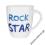 Jamie Oliver KUBEK cheeky mugs ROCK STAR naPREZENT