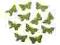 Konfetti holograficzne Motyle zielone baby shower