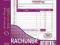 Druk akcydensowy "Rachunek" 2/3 A5 MIPRO