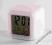 Zegarek budzik kameleon termometr 7-kolorów