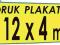 plakaty BILLBOARD 12x4m 48m2 WYSOKA JAKOŚĆ  Kraków