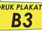 PLAKATY B3 kolorowe 50 szt - WYSOKA JAKOŚĆ Kraków
