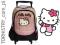 Plecak szkolny na kółkach Hello Kitty + Gratis