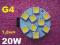 G4 9 x SMD 5050 LED 12V 120 lumenów +gratis RYBNIK