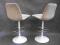Krzesła / hokery barowe 2 szt-obrot.,Design 50/60