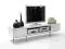 NOWOCZESNA KOMODA RTV BIAŁA WYSOKI POŁYSK DESIGN