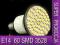 ŻARÓWKA DIODOWA 60 SMD 3528 LED E14 230V 20 48 80