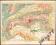 ALPY, GEOLOGICZNA oryginalna mapa z 1897 roku