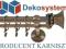 KARNISZE METALOWE PRODUCENT 25MM DWUBIEGOWE 380CM