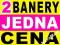 ~HIT~ BANER 2m/1m GOTOWE WZORY banery reklama led