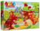DOLINA DINOZAURÓW - zestaw 73 dużych klocków! 5069