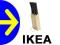 NAJTANIEJ IKEA HAKE KOMPLET NOZY +BLOK SZTUCCE NOZ