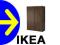 TANIO IKEA ELGA ENGAN SZAFA Z 2 DRZWIAMI ORZECH