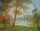 Klasyczny pejzaż OLEJ na płótnie 50x60cm