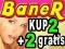 BANER 3/1,5m BANERY WZORY MOTO FRYZJER BAR hot dog