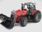 m-z BRUDER 02042 ciągnik Massey Ferguson z ładow