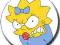 Przypinka SIMPSONOWIE 9 - Maggie Simpson + GRATIS