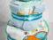 Tort z pieluch pampers prezent baby shower 24h