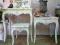 Wspaniały komplet stoliczków -prowansja,vintage