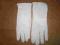 Rękawiczki bawełniane, rękawice nakrapiane białe