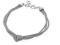 SREBRNA BRANSOLETKA - SREBRO SUPEŁ 1,5 cm x 1,5 cm